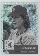 2022 Topps Chrome Platinum Anniversary Ted Simmons #70 HOF 13oj