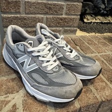 New Balance Womens 990v6 Gray Running Shoes Made In USA Size 10 W990GL6
