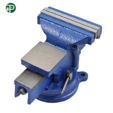 4Inch Bench Vise with Anvil Swivel Locking Base Table top Clamp Heavy Duty Vice
