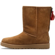 Shoes Universal women UGG W Classic Short Logo Zip 1122672CHE Brownn