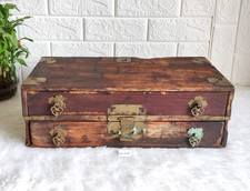 Antik Messing Decor Mercantile Waage Mit Schiebemodul Aus Holz WN628