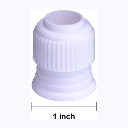Shappy 30 Pezzi Accoppiatore Sacchetto Tubi Plastica Standard 1,2 x 1 Pollice, Bianco - Foto 3 di 6