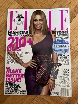 Beyonce Knowles Elle Magazine January 2009 (No Mailing Label!)