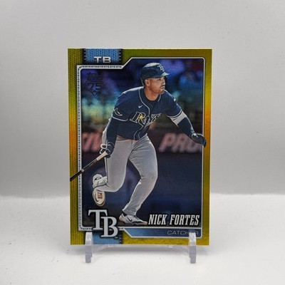 2026 Topps Series 2 Nick Fortes #546 Yellow Rainbow Foil /399