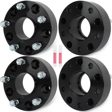 4x 2" Hub Centric Wheel Spacers 9/16" Studs For 2002-2013 Dodge Ram 1500 5x5.5