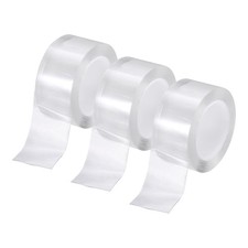 3 Roll Clear Edge Protector Strip, 1.2 in x 9.8 ft Table Edge Protector