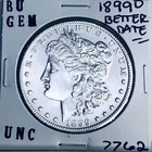 1899 O BU GEM MORGAN SILVER DOLLAR UNC MS+++ U.S. MINT RARE COIN 7762