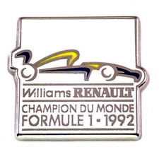 1992 F1 Champion Williams Renault FW14B Pins Pin Badge Nigel Mansell Era SOFREC