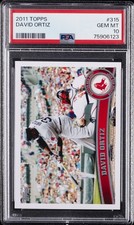 2011 TOPPS #315 DAVID ORTIZ PSA 10