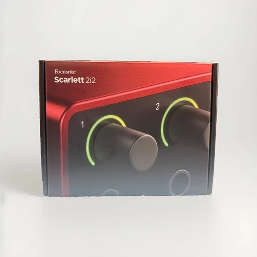 Focusrite Scarlett 2i2 USB-C Audio Interface (4th Generation)