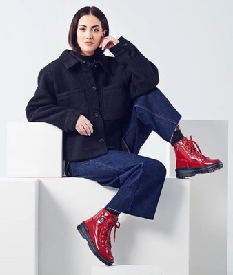 Olang Spoke Rosso Boots Red w/ Foldable Cleats Women s 41 / US 10 $259