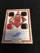 2016-17 Grand Reserve Nikola Mirotic Cornerstones Quad Patch Granite Auto #08/25