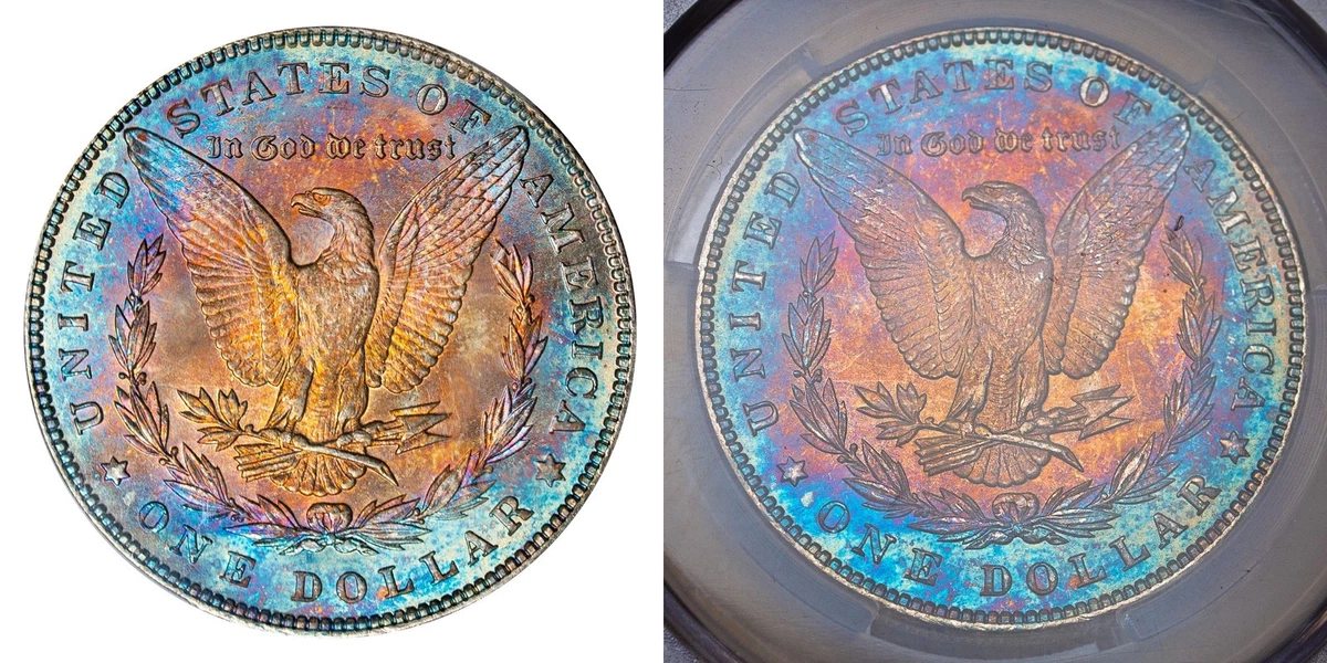1887年 MORGAN SILVER DOLLAR アメリカ　NGC MS63 1887 US Morgan Silver Dollar $1 - NGC MS63 [MORGAN-87-N-MS63-OSH