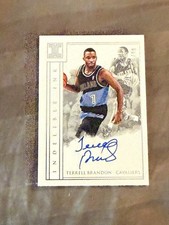 Terrell Brandon 2017 Impeccable Indelible Ink Auto Autograph /99