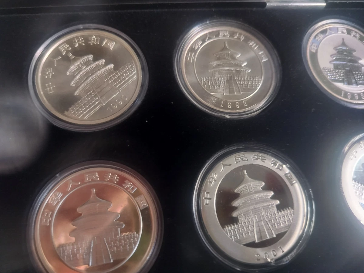 SERIE 20 MONEDAS PANDA. DESDE 1987. VER DETALLE.PROOF, FDC, SC, EBC+.PA