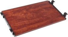 Lorell LLR87526 Under Desk Melamine Laminate Keyboard Tray, 26 x 15-3/8", Cherry