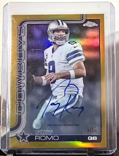 2025 Topps Chrome Tony Romo Base (RAW)