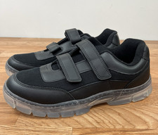 Bob Barker Clear Sole Cell Block Sneakers Prison Inmate Shoes Men's 11.5 EE NEW