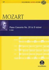 Piano Concerto No. 20 in D Minor Eulenburg Audio Score Series, Vol. 97