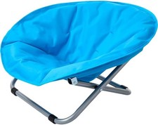 Pet Moon Chair Bed Foldable Indoor Outdoor Elevated Adjustable Height - Blue
