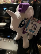 Hasbro My Little Pony Rarity Plush Stuffed Animal White Purple 3-4 Years