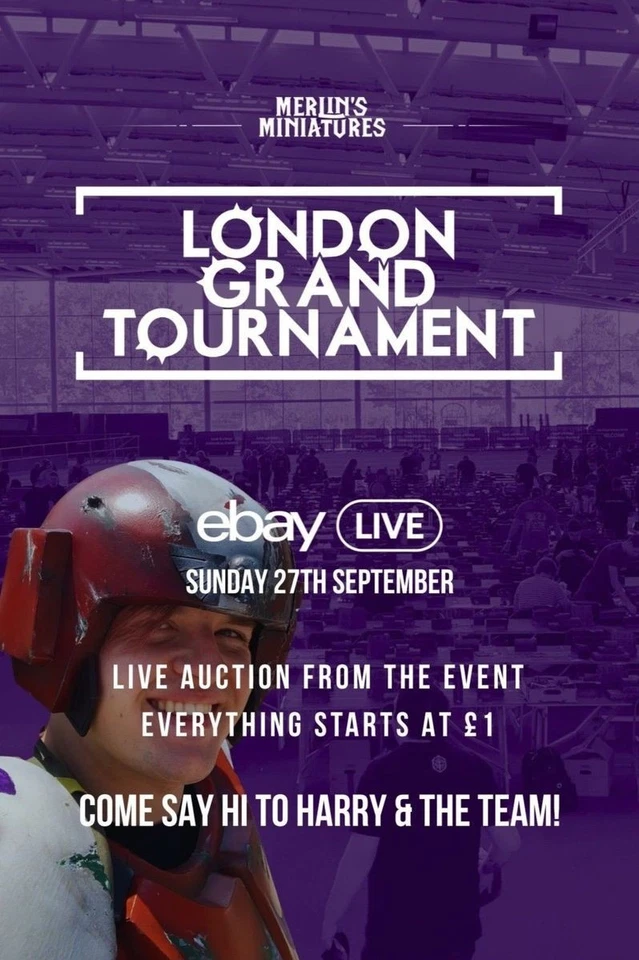 (2) LIVE from London GT! Merlin's Warhammer Auction – All £1 Starts