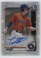 2020 Bowman Chrome Prospect Refractor 316/499 Colin Barber #CPA-CBA Auto 8az