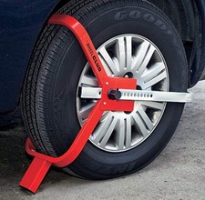 Winner International The Club 490 Wheel Club Immobilizer, Red