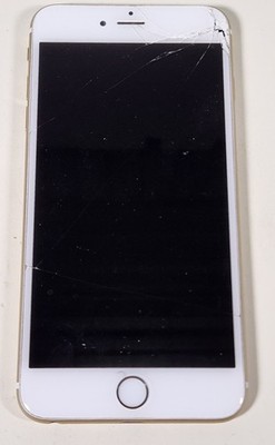 Apple iPhone 6 Gold Smartphone Cracked Screen For Parts or Repair
