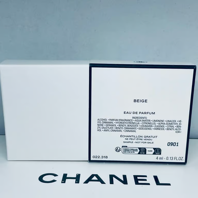 Chanel Les Exclusifs Beige EDP Mini Size Splash 4ml | eBay