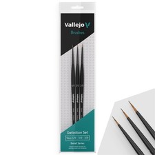 Brush Set: Definition: Synthetic fibers - Vallejo