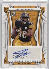 2022 Panini National Treasures Rookie Signatures 26/99 Jaylen Warren Auto 1o2