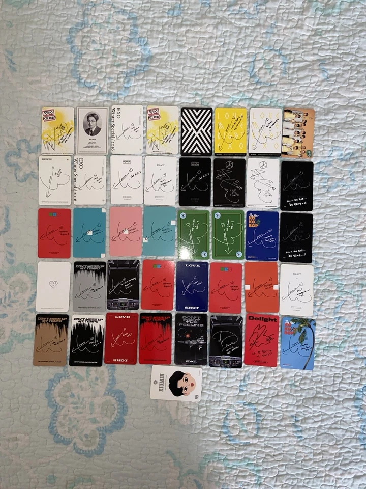 EXO photocards Set Xiumin D.O Baekhyun Album Misc Pcs Kpop (read Desc!) - Image 4 of 4