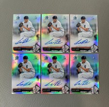 2018 Bowman Chrome Alex Faedo 1st Bowman Refractor Autograph Lot 6 Cards /499