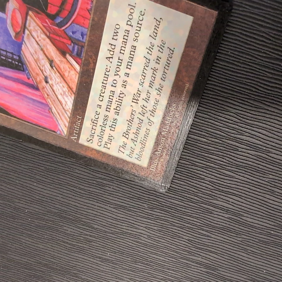 Ashnod's Altar Altered Painted Black Border Fifth Edition 5E MP English MTG - Image 3 of 3