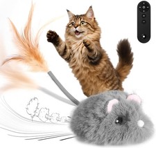 Cat Mouse Toy Remote Control Cat Toy Moving Interactive Cat Toys for Indoor Cats