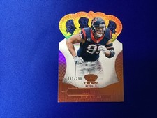 2013 Panini Crown Royale Retail Bronze Holo Die-Cut Crown /299 JJ Watt #42