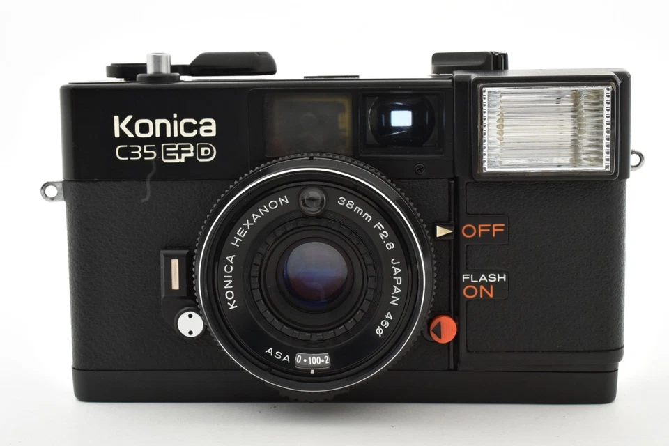🎦【Near MINT in BOX】 Konica C35 EF D Point & Shoot 35mm Film Camera From JAPAN - Image 4 of 4