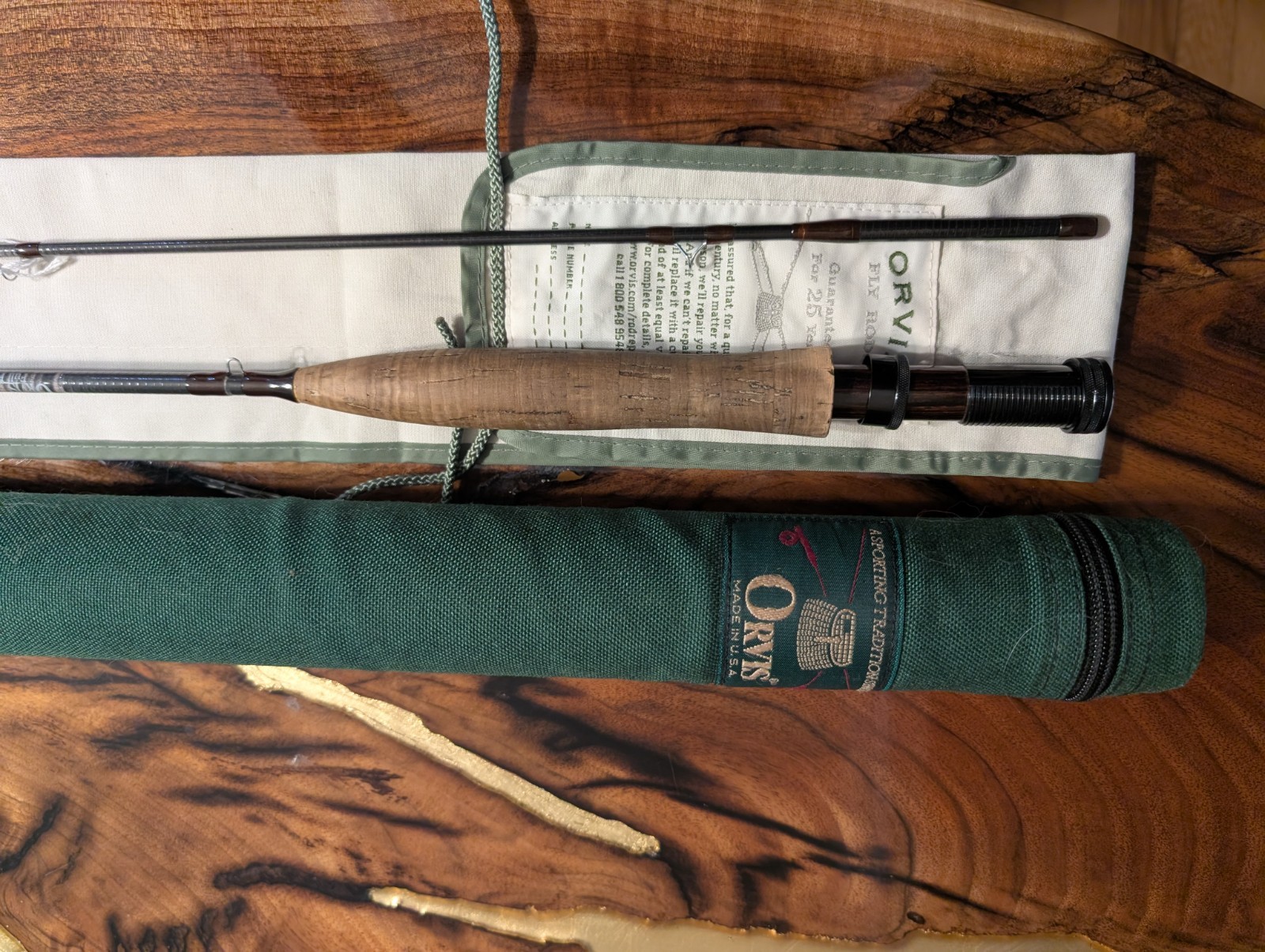ORVIS FLY ROD SUPERFINE FULL FLEX TOUCH - 8' 2WT 2 PIECE EXC