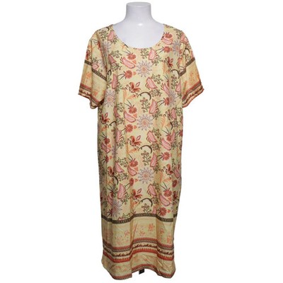 Shein Curve, Kleid, Größe: 2XL, Gelb/Mehrfarbig, Polyester, Blumen, Damen #Ezp