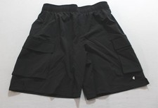 Champion Men's Athletic Drawstring Performance Cargo Shorts CL8 Black Medium