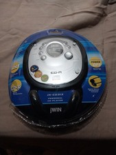 SEALED jWIN Portable Personal CD Player  Headphones JX-CD313 CD-R New