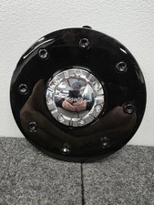 Panther Wheels Chrome/Black Wheel Center Cap # EMR330, S0506-14