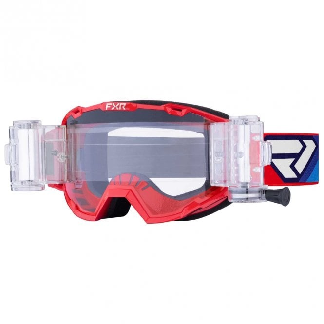 FXR (MX26) Goggles - Maverick Prime ROLL-OFF - Red