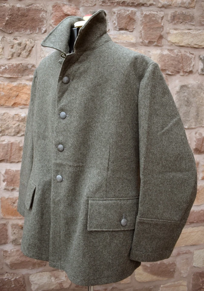 *NEW* VINTAGE 38-40" SWEDISH ARMY M39-58 WOOL TUNIC jacket coat hunting shooting - Image 3 of 4