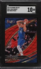 2019-20 Panini Select Red Wave Prizm Luka Doncic #281 SGC 10 Gem Mint Mavericks