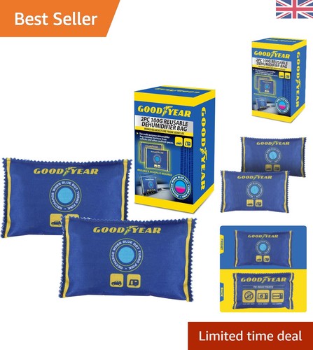 Compact Portable 100g Reusable Dehumidifier Bags – Heavy Duty Moisture Control