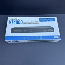 VisionTek VT4000 USB-C Docking Station - Dual 4K Displays - 6 x USB 3.0 / 901005