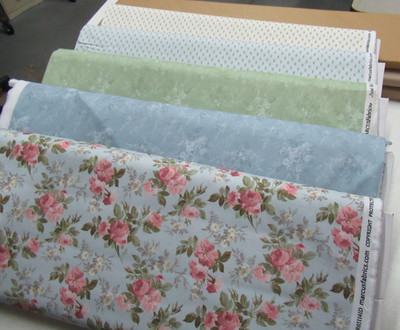MARCUS quilt-craft fabric JUST ROSY mini bundle 5 styles x 1 yd Smithsonian