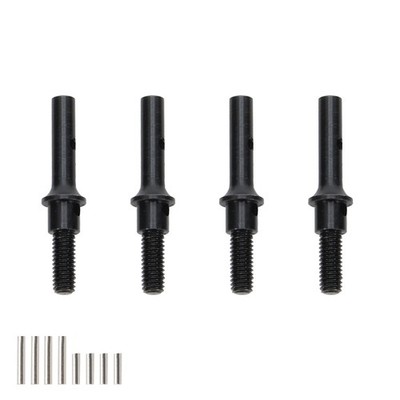 8PCS Wheel Axle Front and Rear #45 Steel for 1/24 FMS FCX24 Upgrades